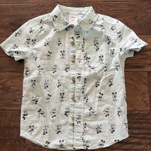 Mickey Mouse boys button down shirt
